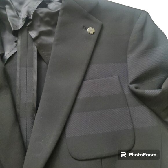 Michael Kors mens suits blazer coat jacket stretch sz 44 regular black $798.00 - Picture 15 of 16